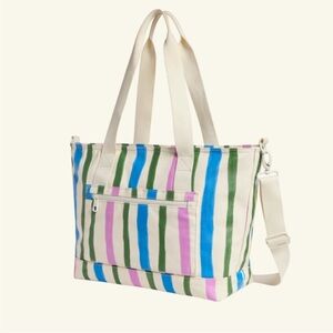 STATE Graham Cavas Striped Tote Bag